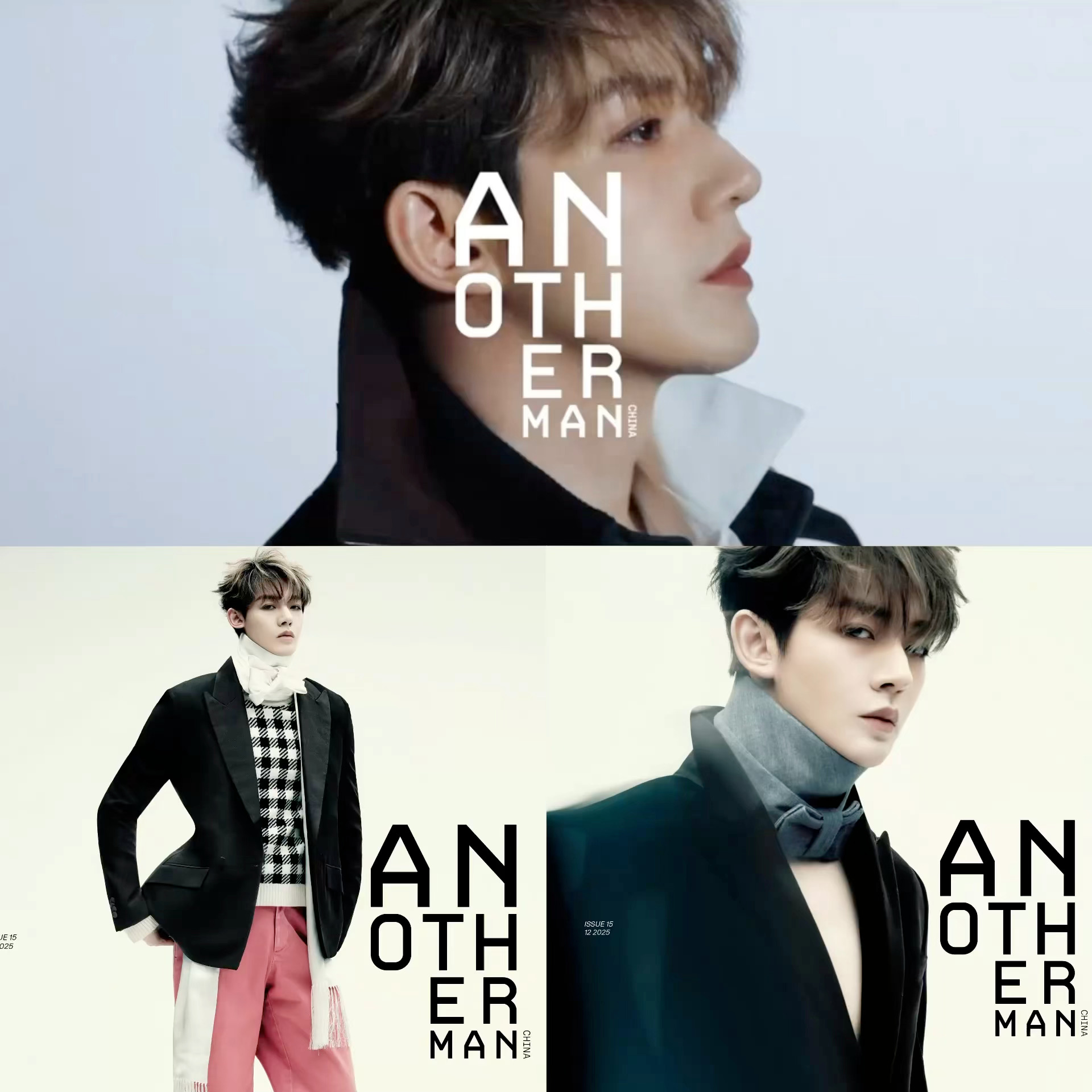 邓为AnotherMan杂志闭年刊封面大片，又帅又贵气！超模身材加完美脸蛋，时尚