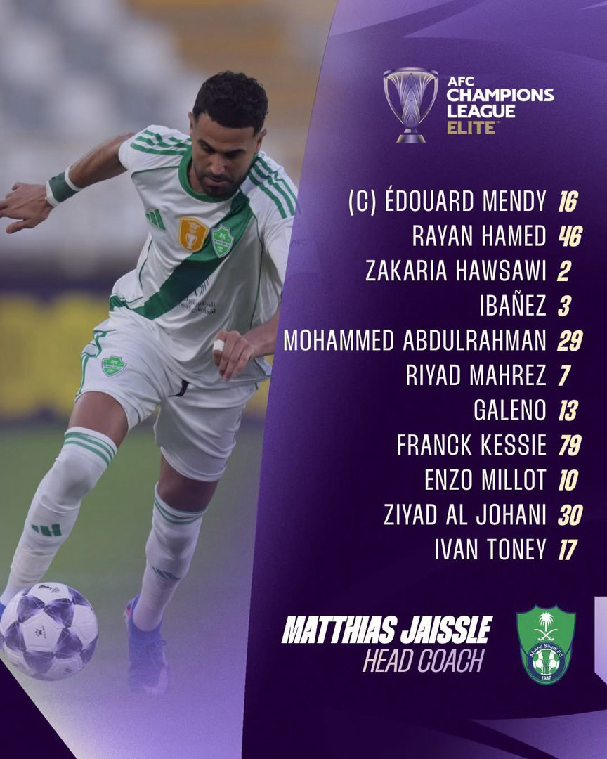 亞冠精英聯賽 (AFC Champions League Elite)🏆1/8