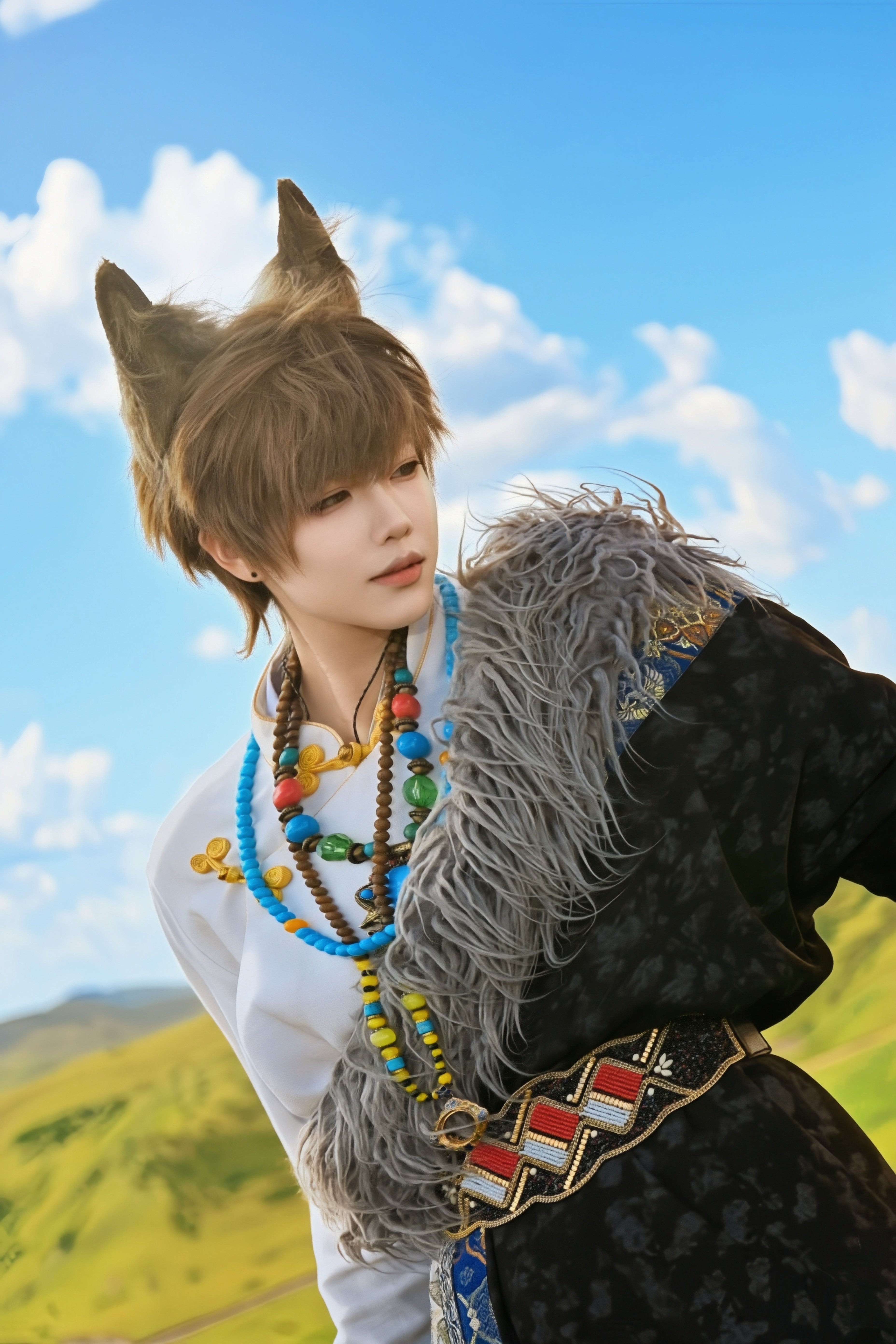 恋与制作人白起  COS｜白起来去皆是自由风cos恋与制作人恋与制作人白起