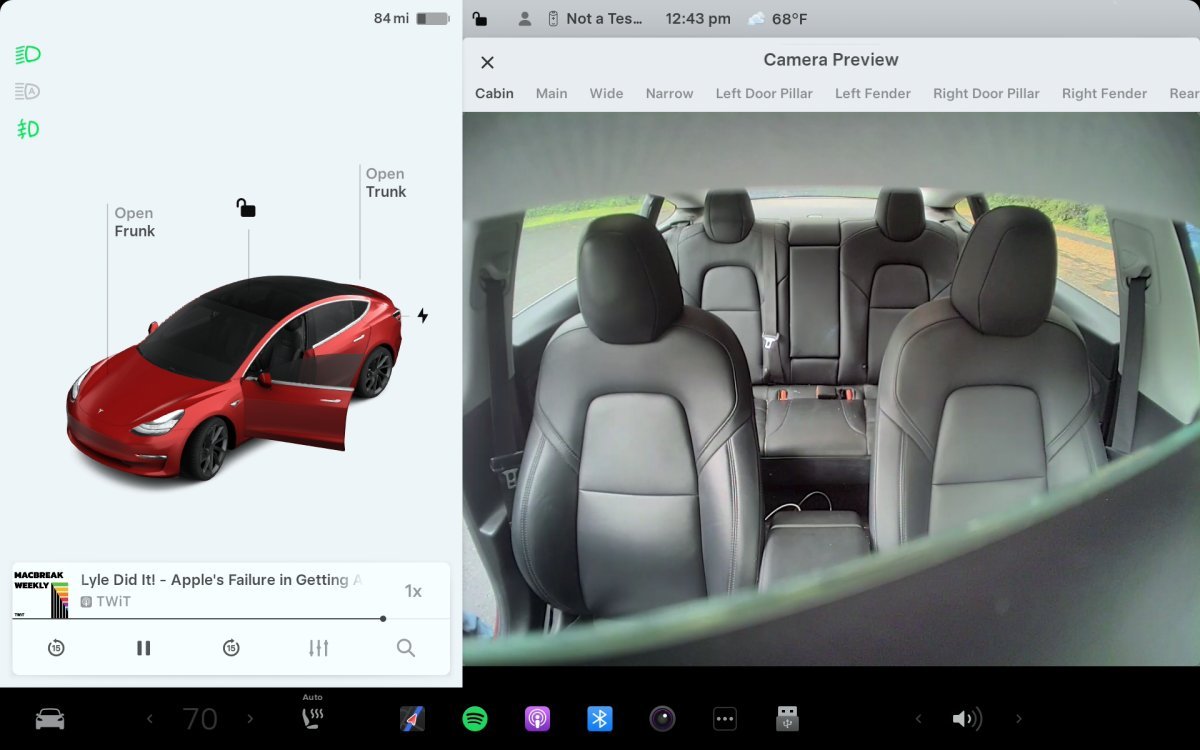 Tesla 将在 FSD 功能中引入座舱摄像头身份验证在 Tesla 手机应用 