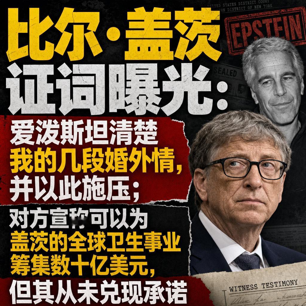 盖茨就爱泼斯坦案闭门作证 承认严重判断失误
科技圈最忌讳的不是技术失误，而是判断