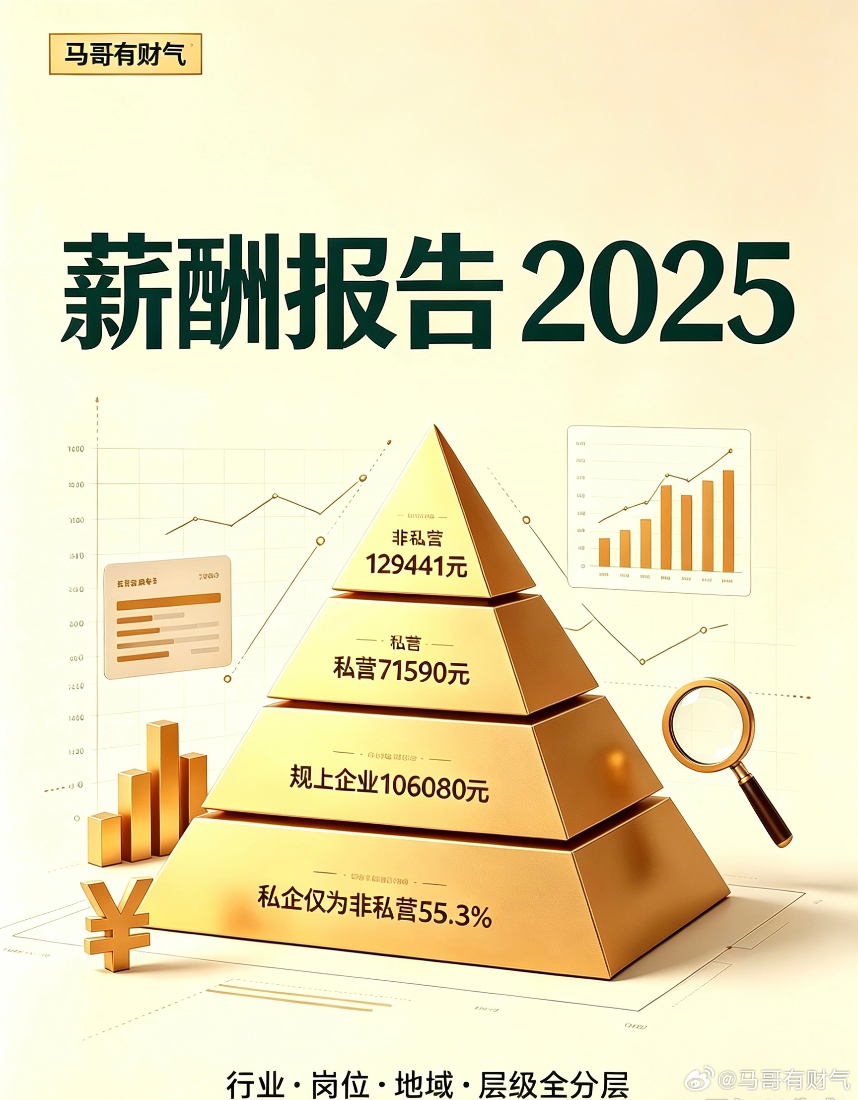 中国薪酬报告2025真实工资分层曝光！行业差距、岗位差距、地域差距一目了然高下立