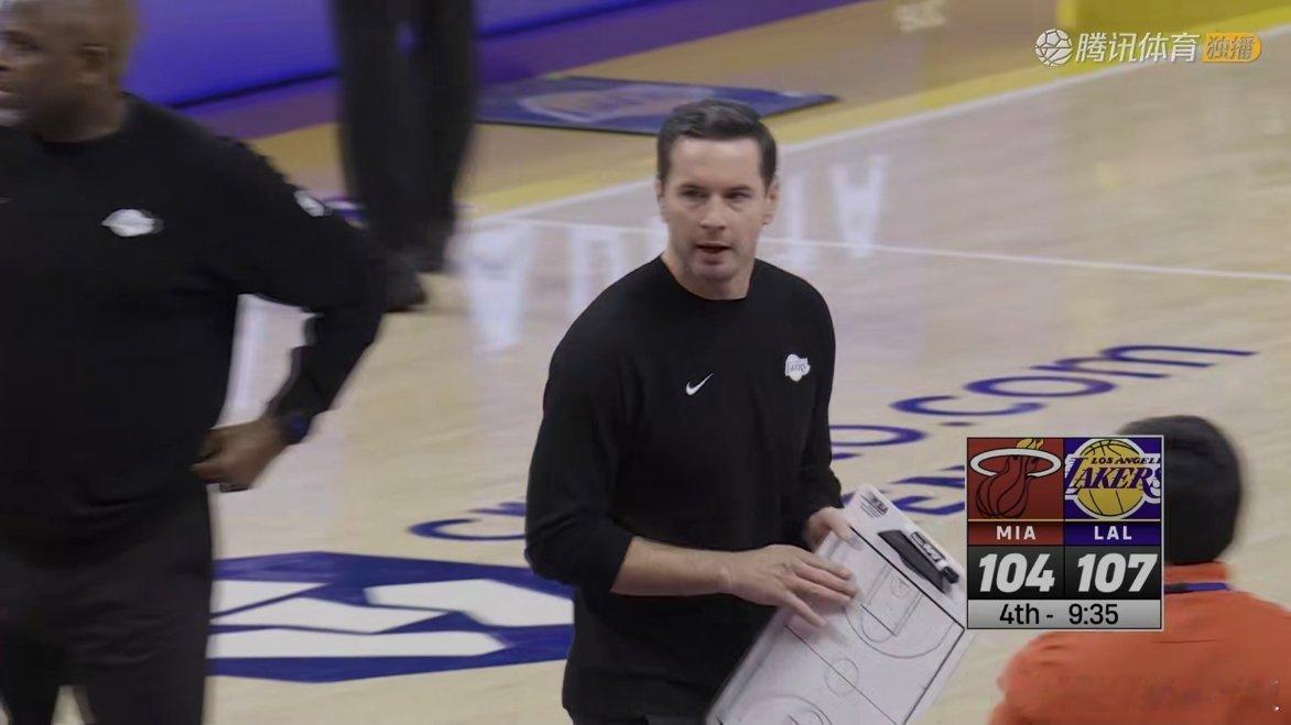 雷迪克生气了。。热火vs湖人 ​​​