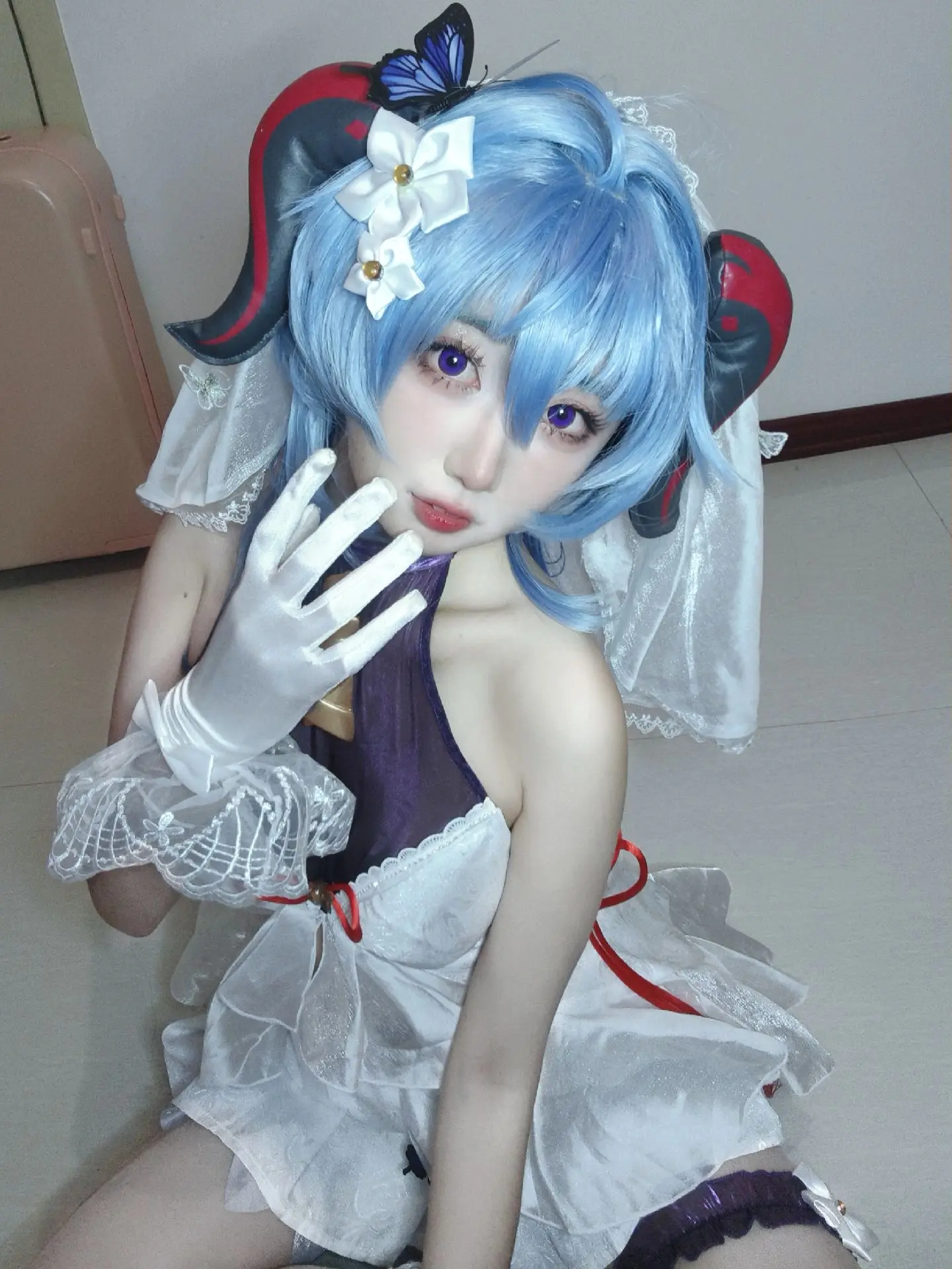 我的心下起了雪。