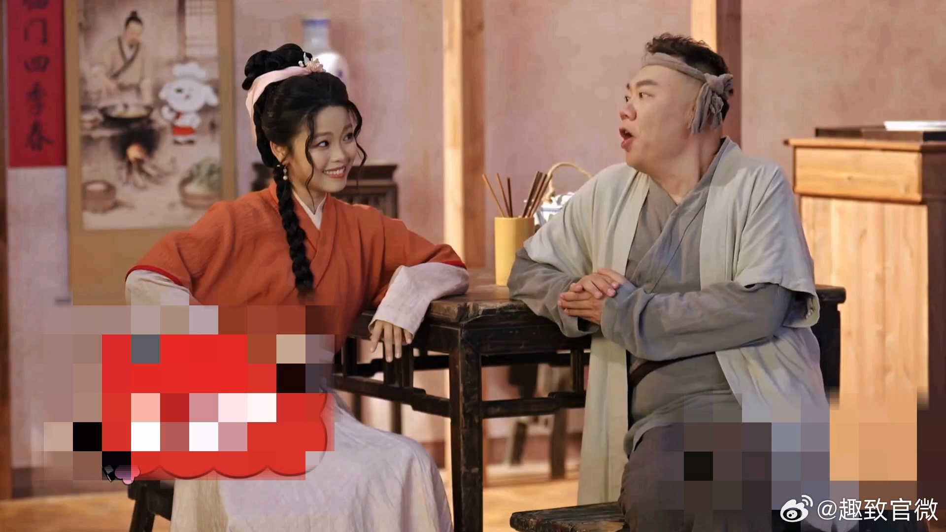姜超王莎莎20年后客栈再合体姜超王莎莎东福客栈再就业一年一度惊喜大会名场面，大嘴
