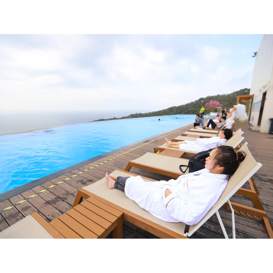 春节一直想找个地方和家人住到一起赏景品美食的，刚好初四订到到阳江的北洛秘景度假酒