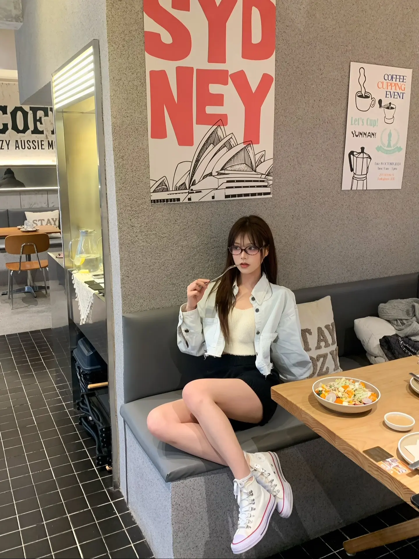 ootd穿搭 早春辣妹我先当了