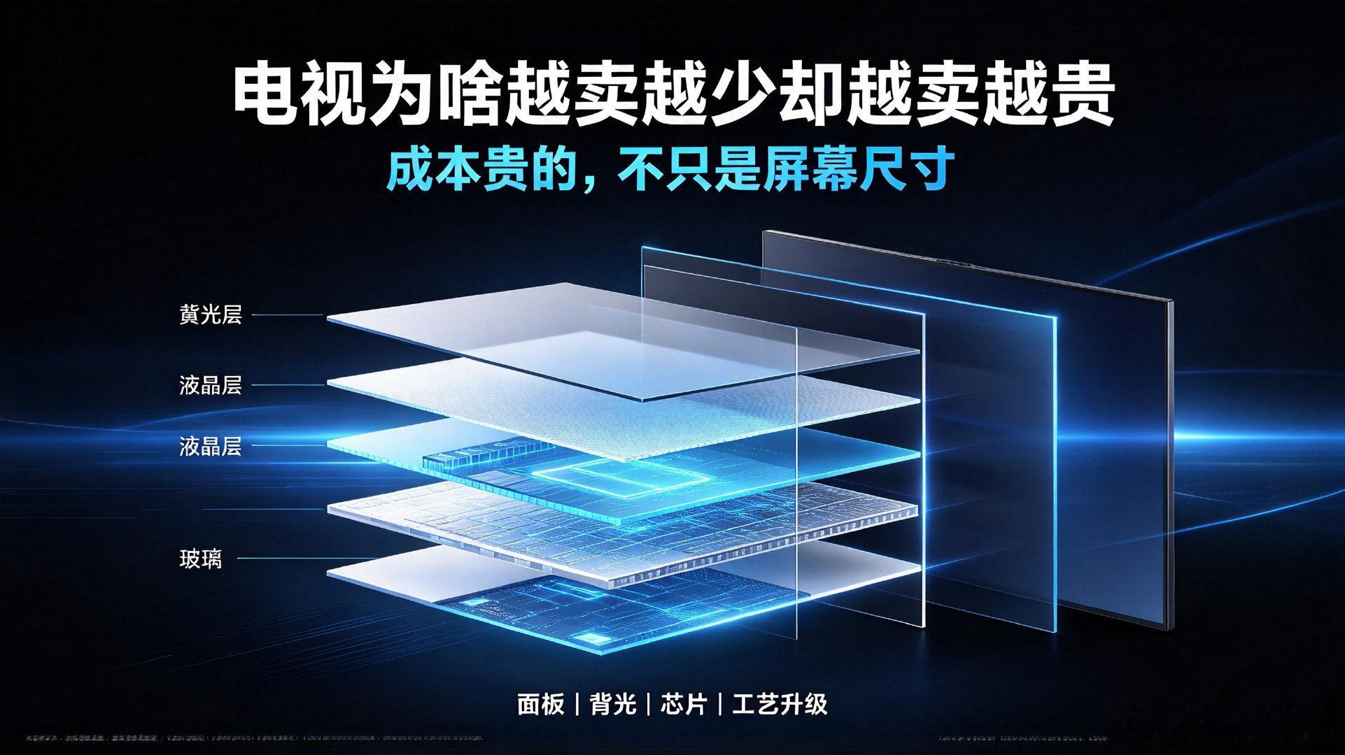 【电视为啥越卖越少却越卖越贵 ？】如今的电视涨价，核心原因之一是硬件配置全面升级