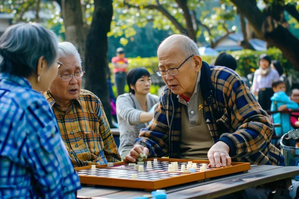 那盘永远下不完的棋

清晨六点的公园石桌，老陈又开始和自己下棋。左手执红，右手执