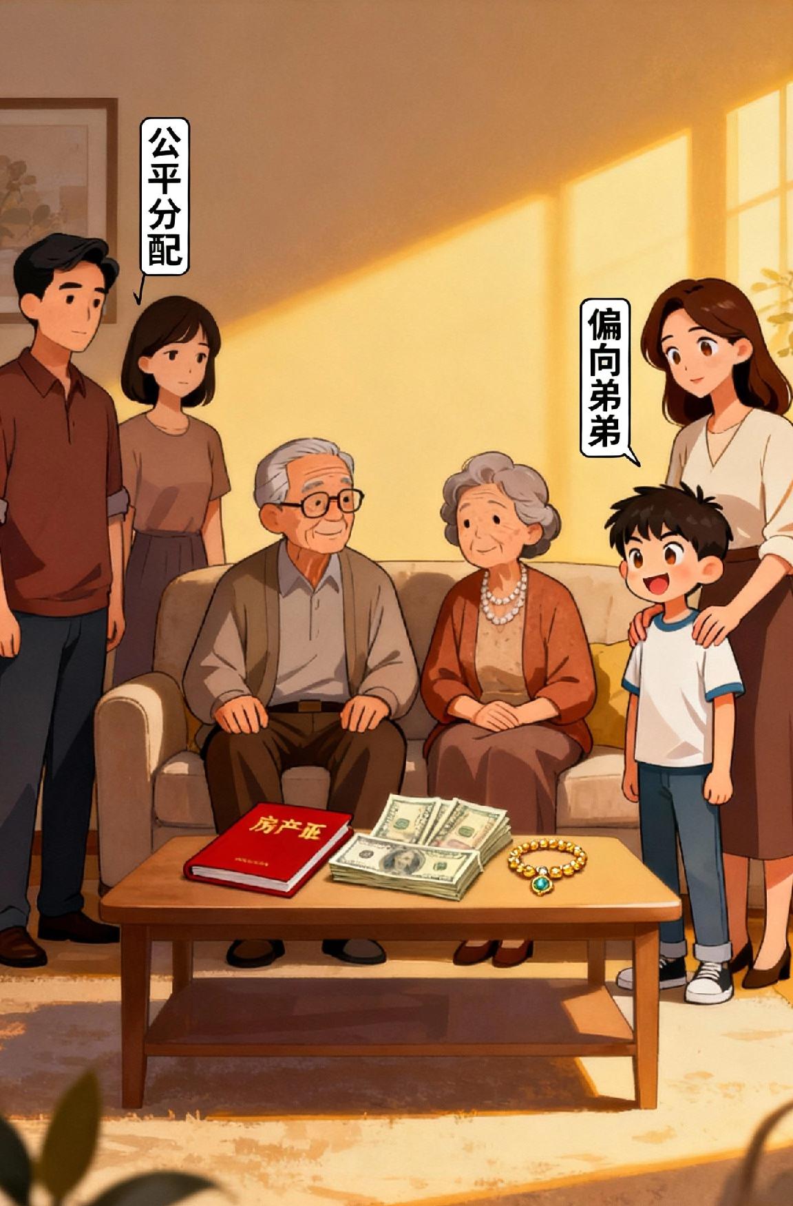 出嫁的女儿不能拿娘家的遗产吗？
爸爸妈妈回山东老家看望88岁的奶奶，妈妈提议趁奶