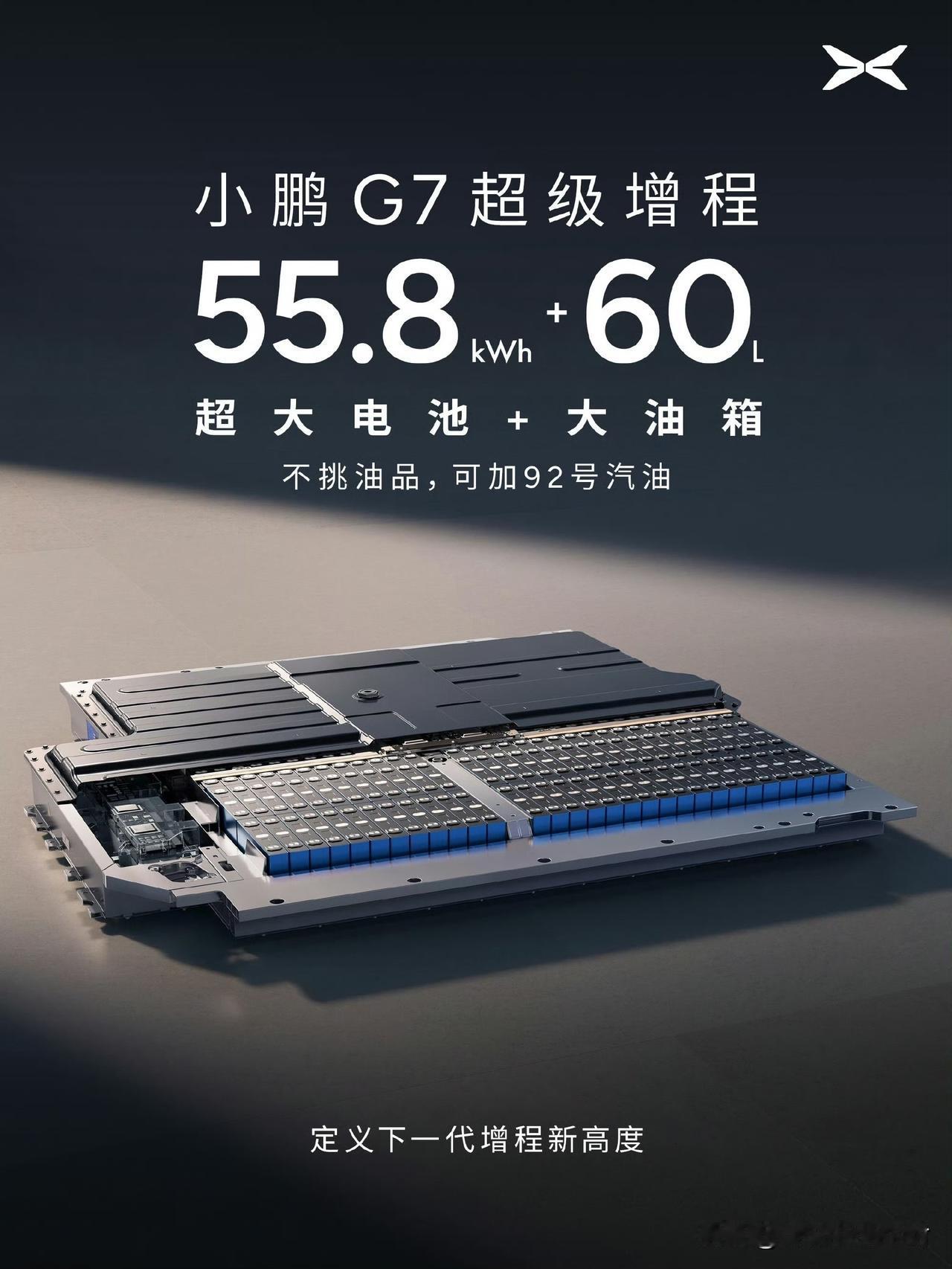 55.8度电池+60L油箱。
基本上就是一台紧凑型纯电车的电池包+一辆油车的油箱