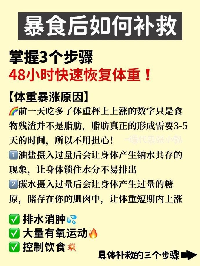 暴食大餐后怎么补救❓附2天清肠食谱 