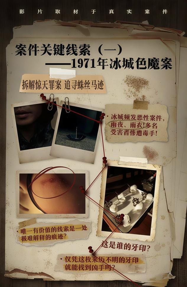 在没有监控、没有DNA技术的年代，一桩女性连环被害的大案，唯一的物证是几道模糊的