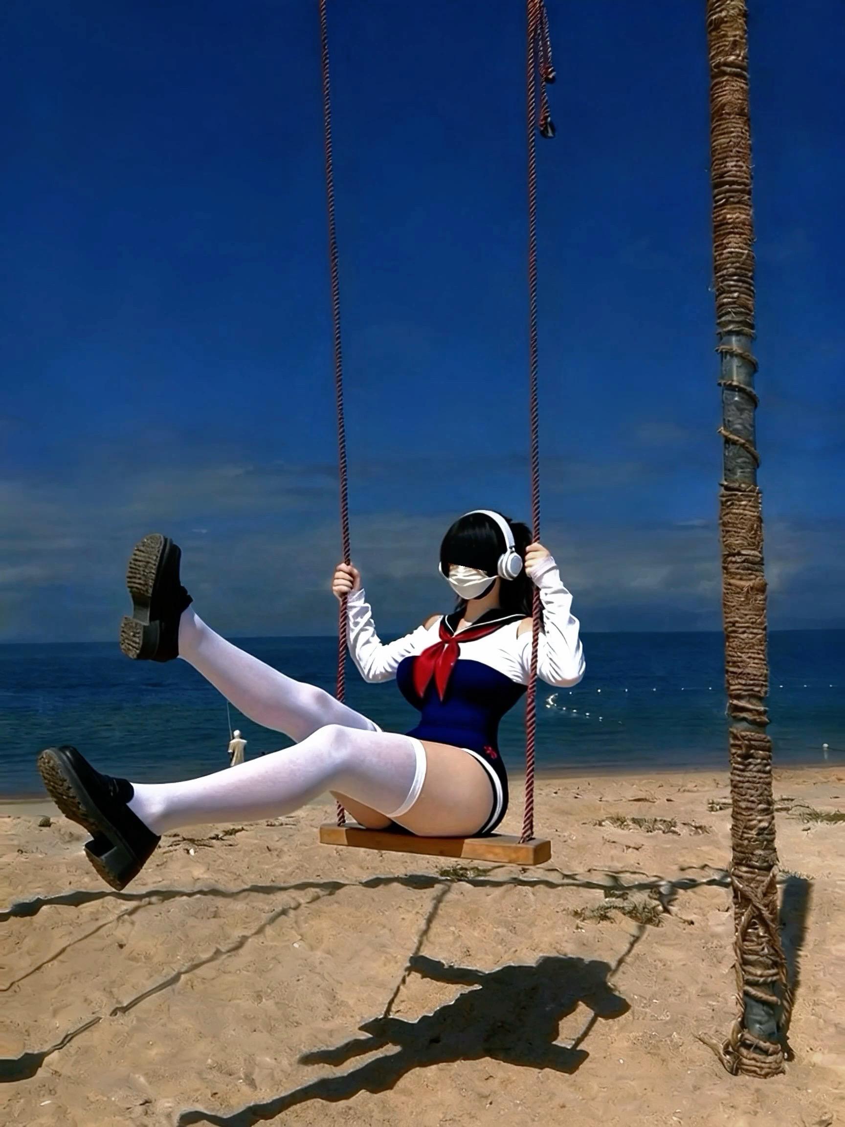 海边穿搭无不良引导