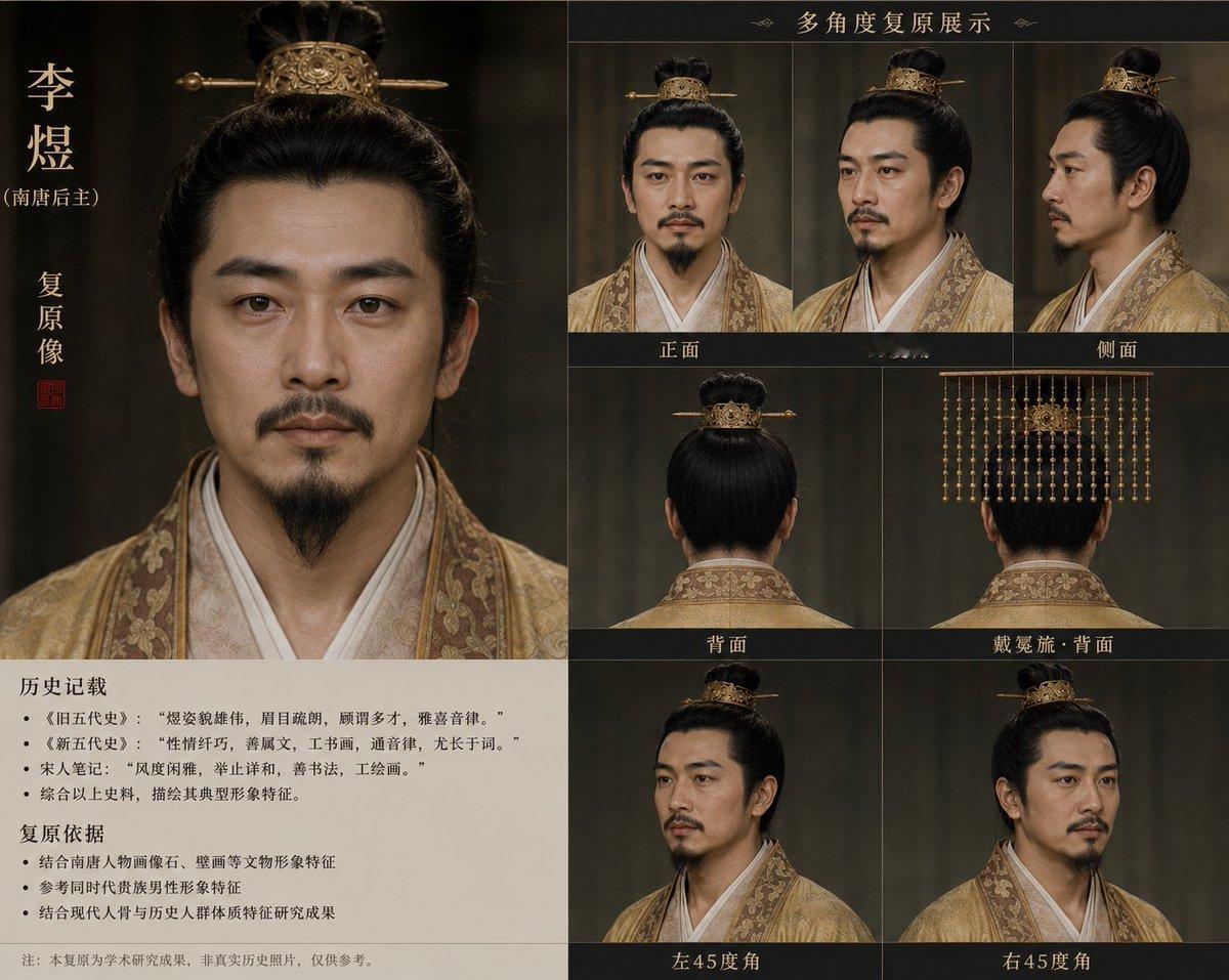 让GPT Image还原历史中的人物：李后主、唐太宗、安禄山、郑和
和你想象中的