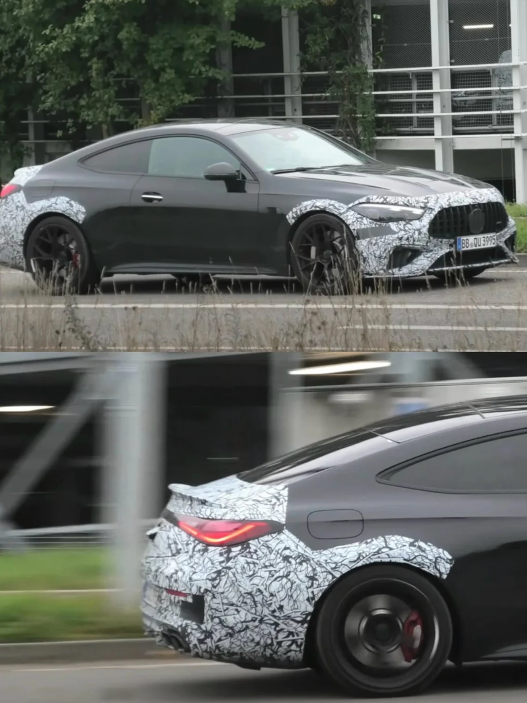 八缸回来了！梅赛德斯奔驰CLE63测试谍照