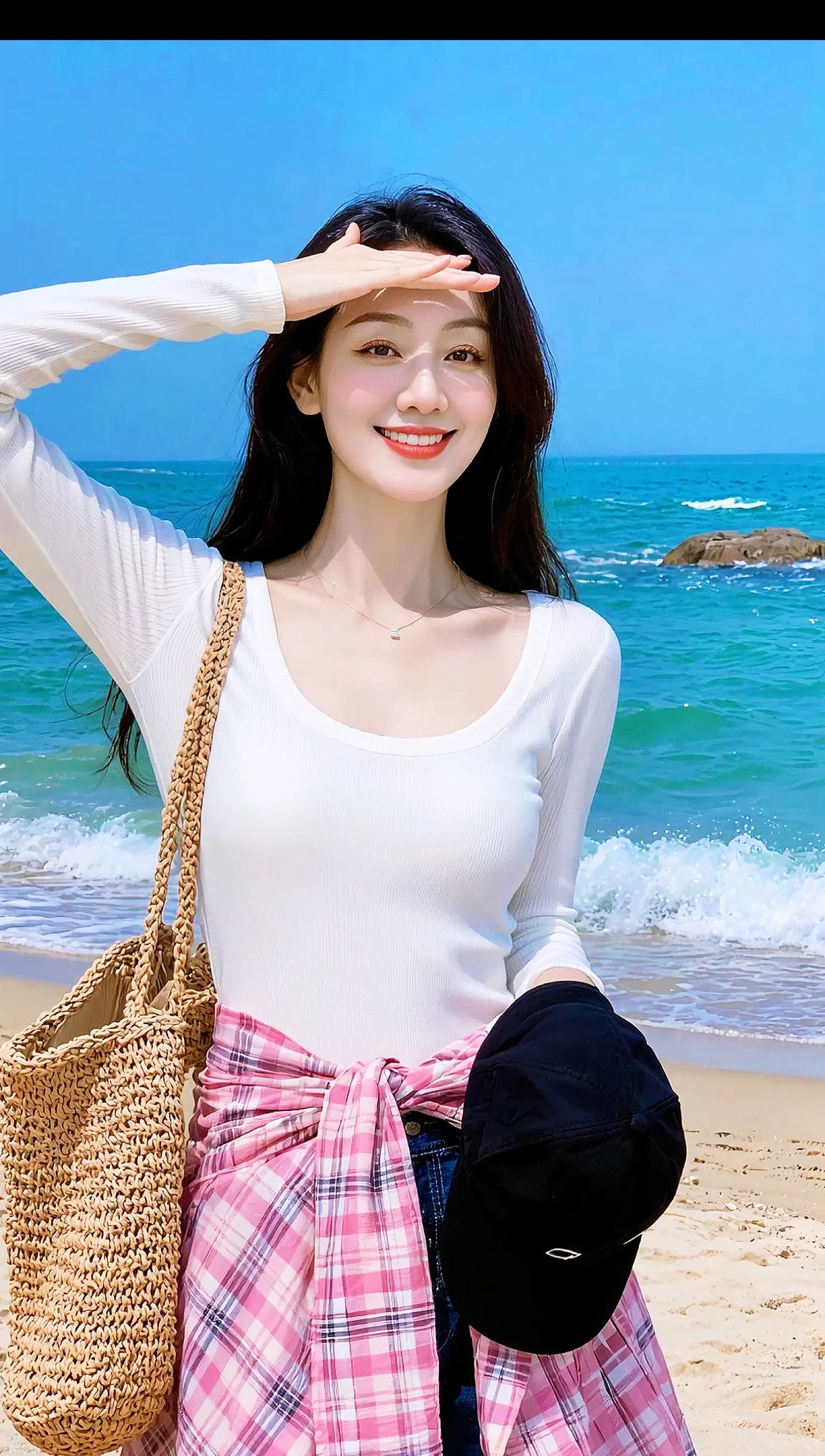 AI海滨清新照 ai创作 广告分成玩法达人伙伴计划