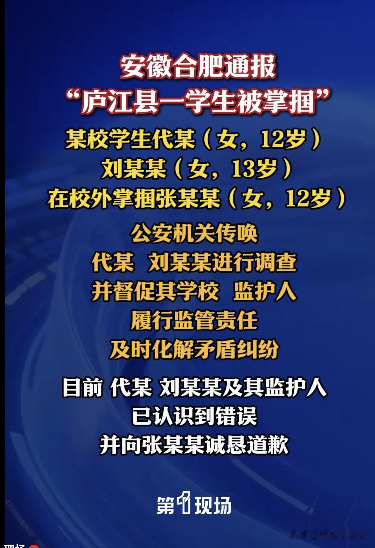 如果没有看过打人的视频，对此处理结果也许就勉强接受了。但如果看过聚众殴打女孩的视
