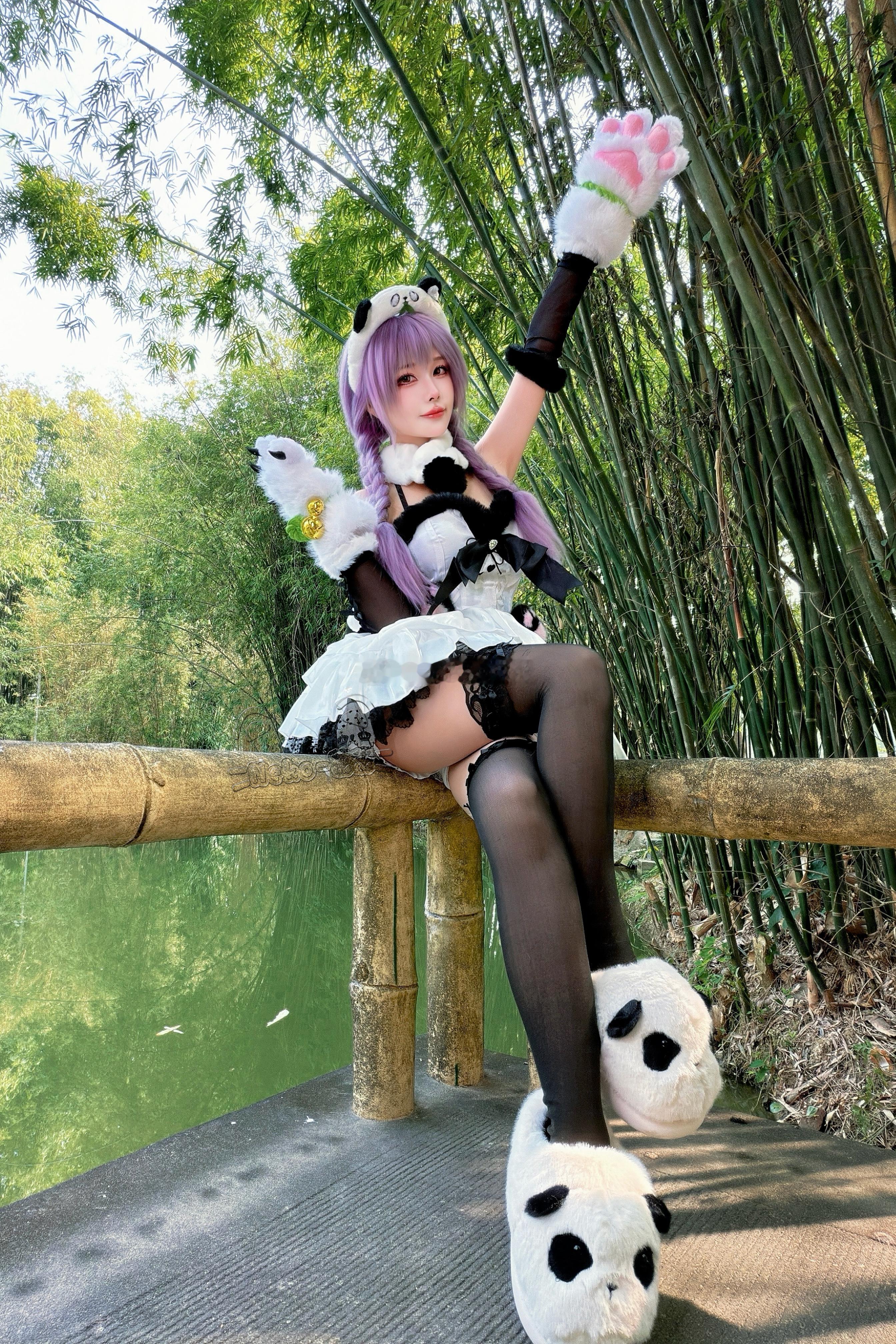 Neko_薇薇二次元cos大赏冬日幻想祭  劳资蜀道山～来张沈妙熊猫皮肤自拍