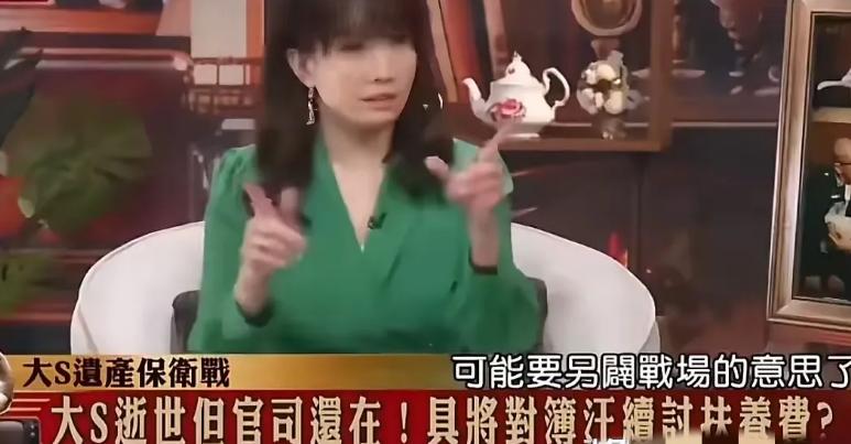 台媒表示称，大s汪小菲的遗产官司，没有那么容易结束的

本来大S靠两个孩子可以一