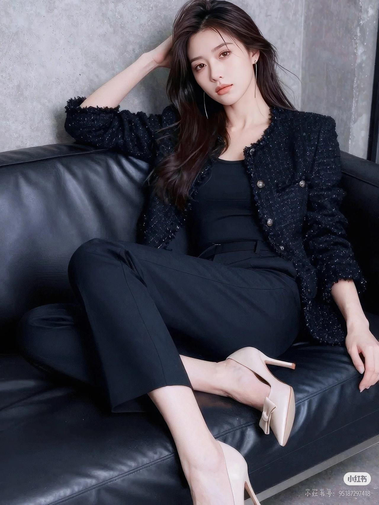 春日生活打卡季美女穿搭写真