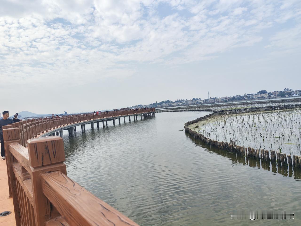 广东省阳西县沙扒镇月亮湾过冬记（三十四）大年初一带兄嫂与女儿打卡海仔湖

大年初