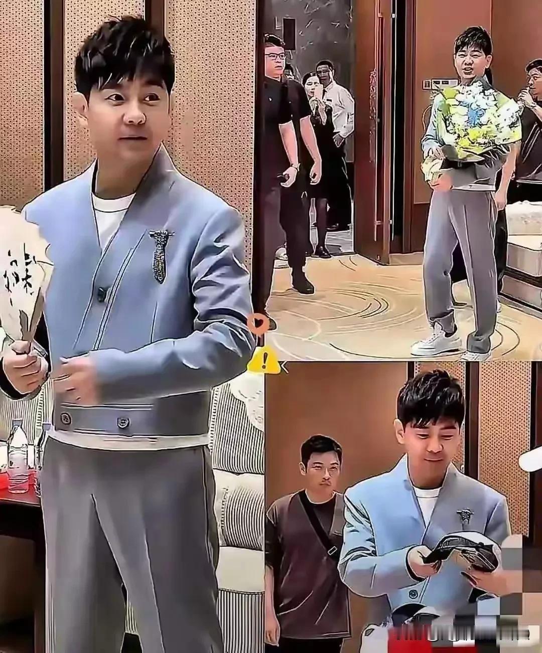 70后80后的男神林志颖，胖得让人差点认不出来了，曾经《天龙八部》里英俊潇洒风度