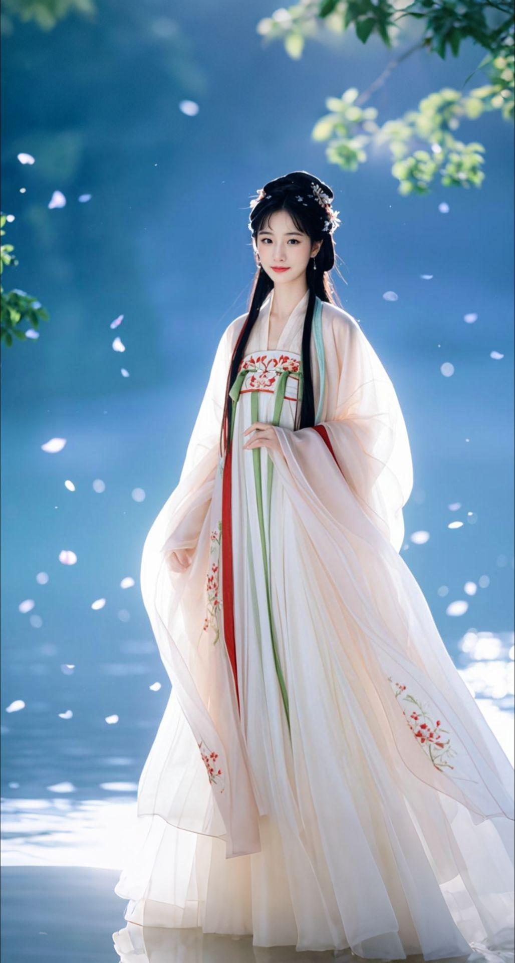 AI扩图 AI高贵海棠