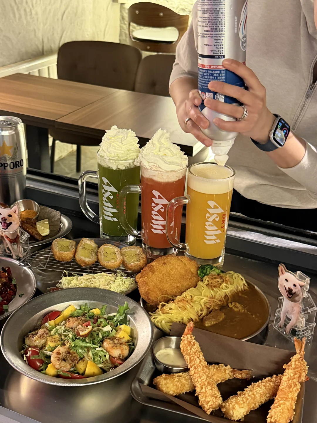沈阳！！新开的氛围感bar ！！奶盖朝日绝了…