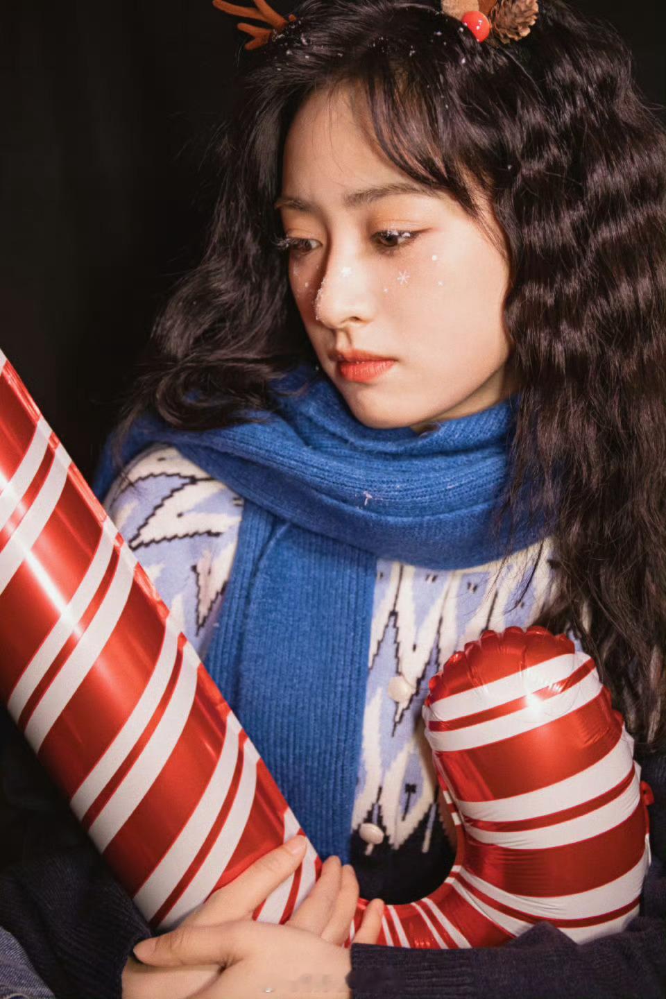 沈月圣诞营业写真 沈月圣诞写真来啦，好美好可爱 