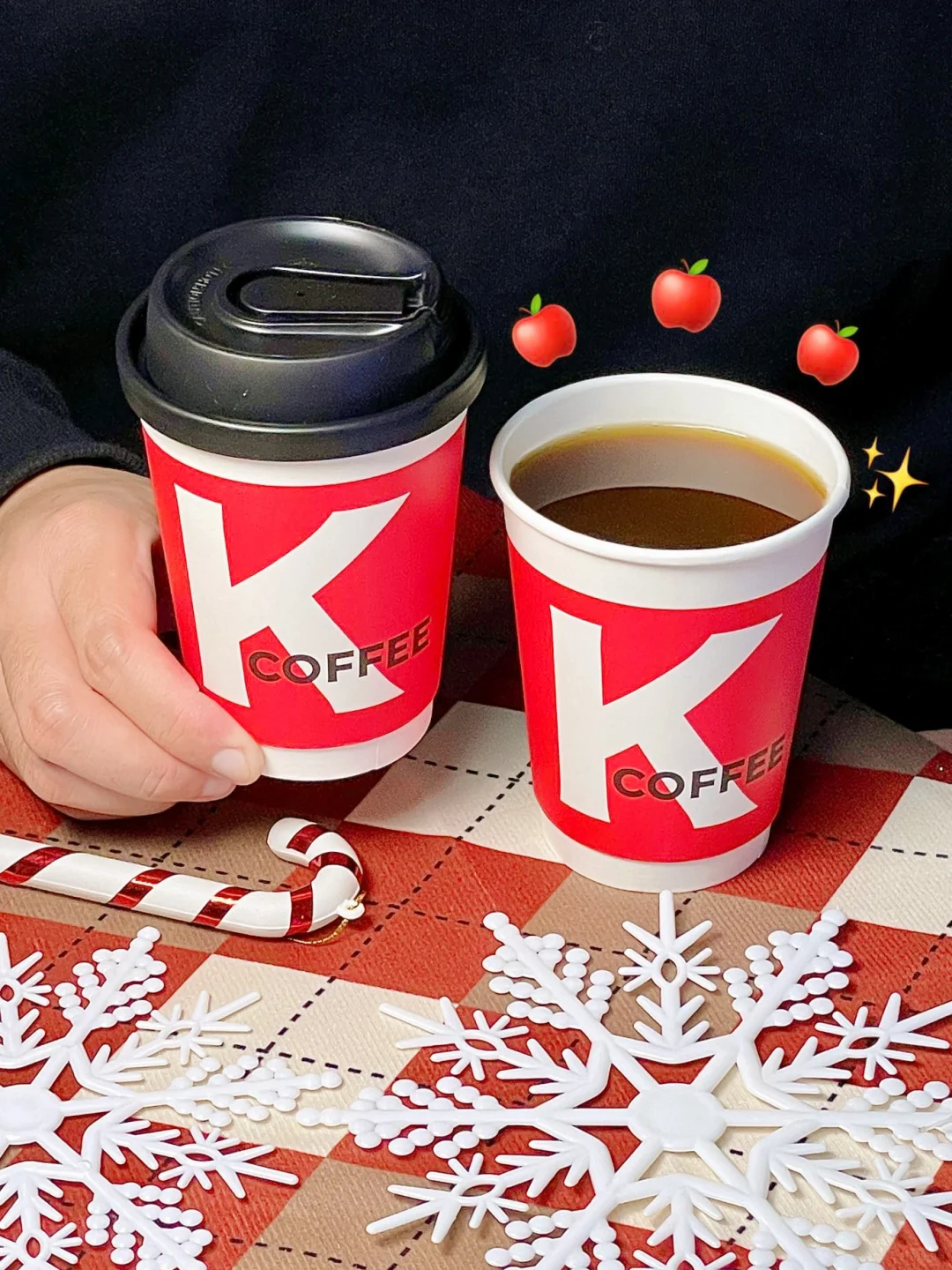 K咖啡圣诞款🍎美式中的NO.1 红苹果热美式…