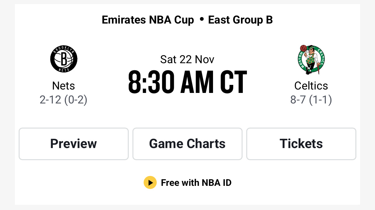 直播预告 : 明早08:30【 2025-26赛季 】 NBA常规赛 ( G16