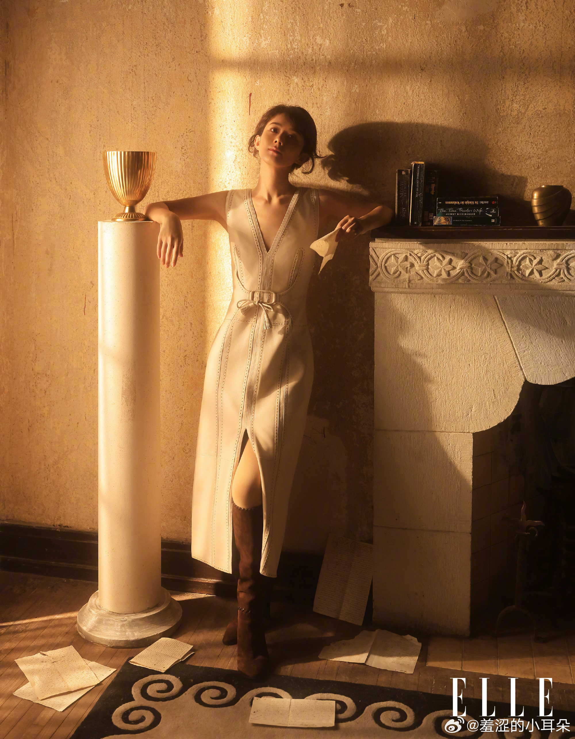 赵丽颖以后拍杂志可以和陈漫永久合作，把丽丽拍出了一种岁月静好的感觉 赵丽颖ELL