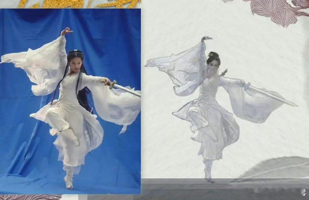 《唐朝诡事录之长安》海报中的一个人物插画被指盗图AI刘亦菲小龙女