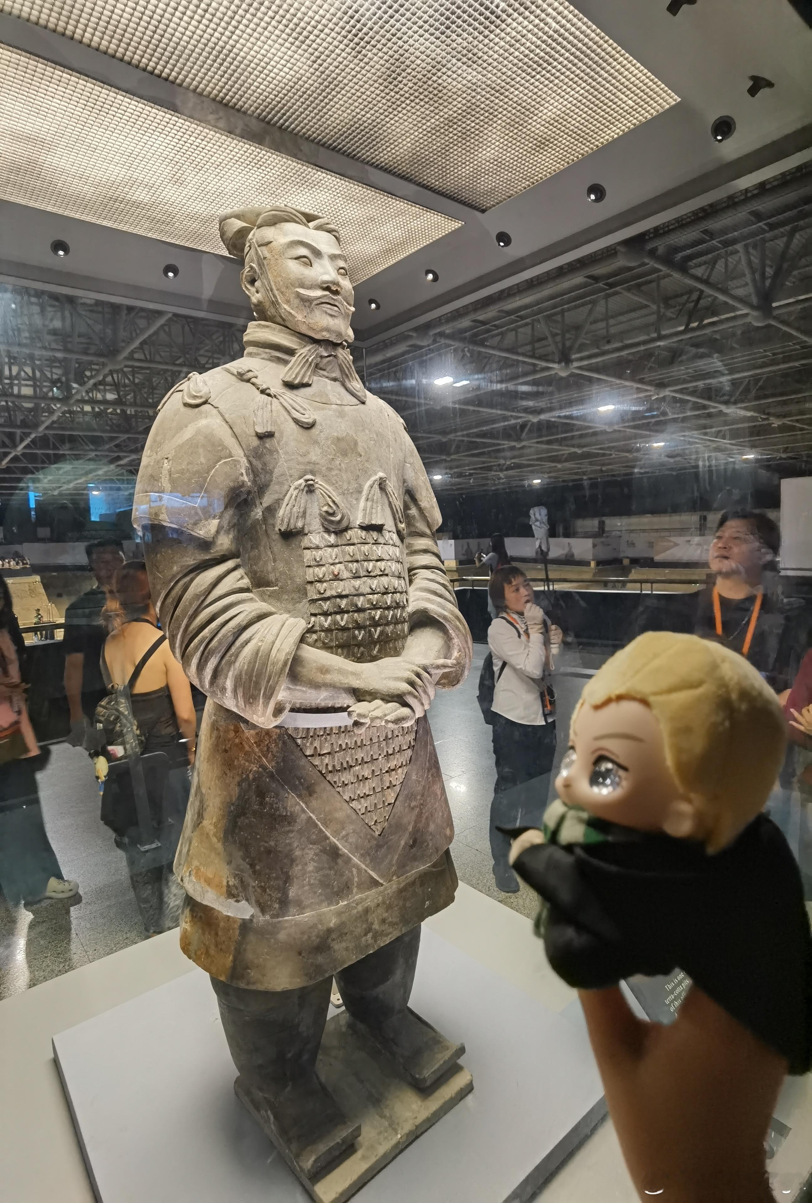 德拉科马尔福 本少爺到此一遊 西安·秦始皇兵马俑博物馆