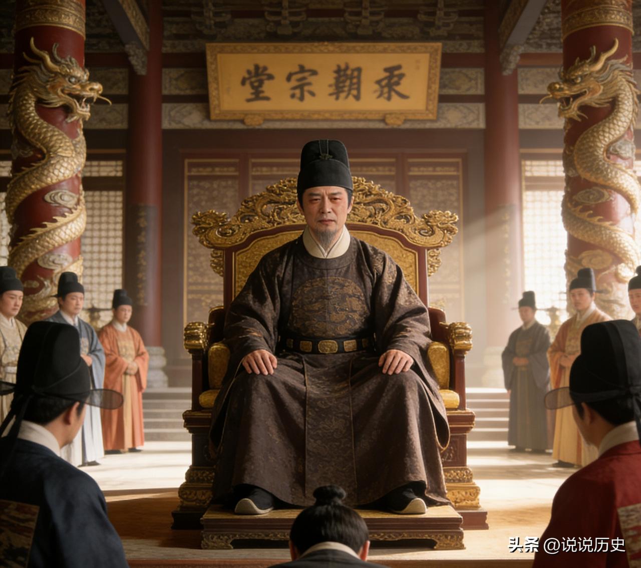 1033年，65岁的刘娥病逝，宋仁宗赵祯哭得几度昏厥。在丧礼上，他的亲叔叔赵元俨