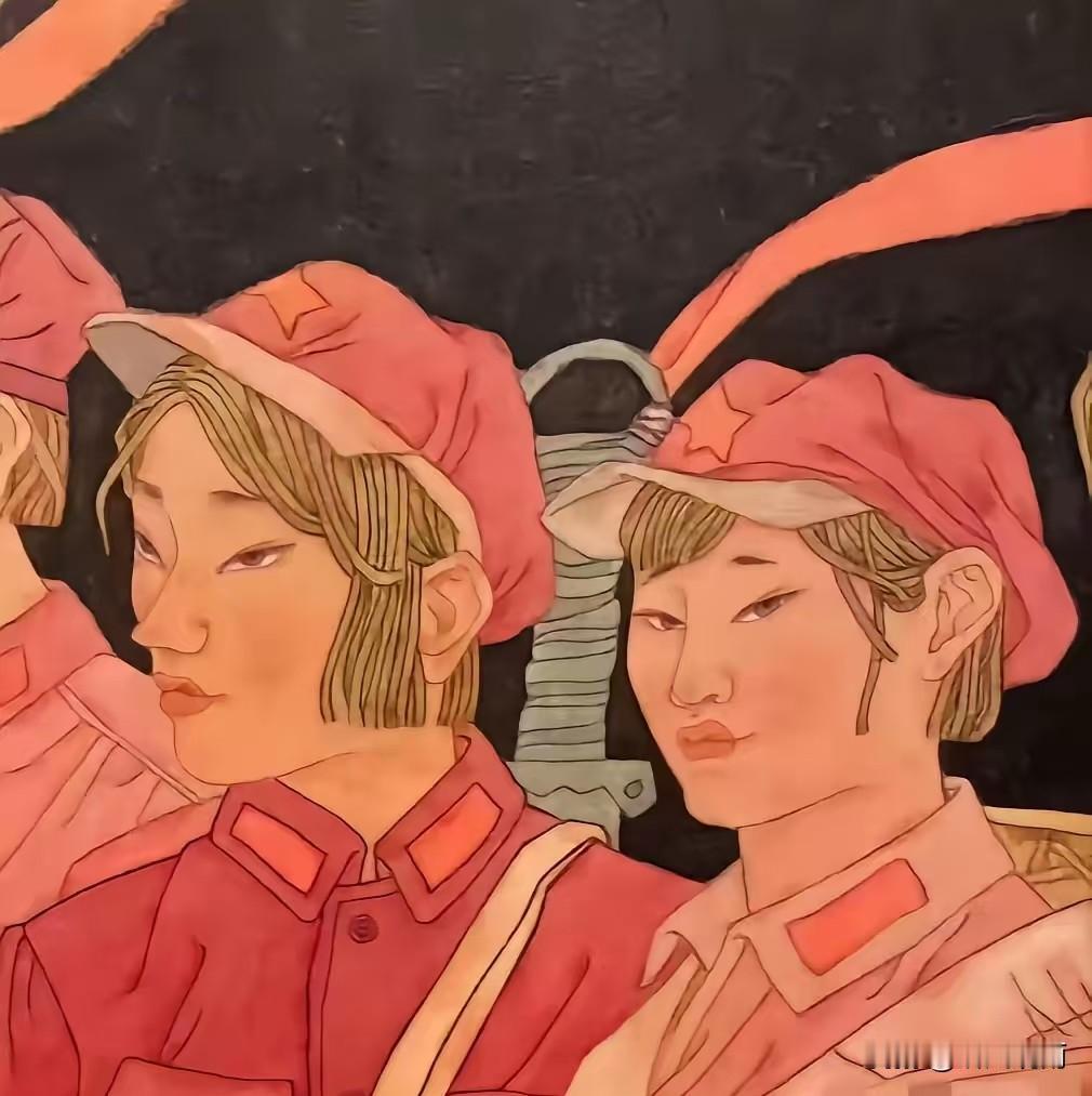 8月27日，两幅长征题材的画作被网友截进同一张图里，摆上了台面。
左边的作者，头