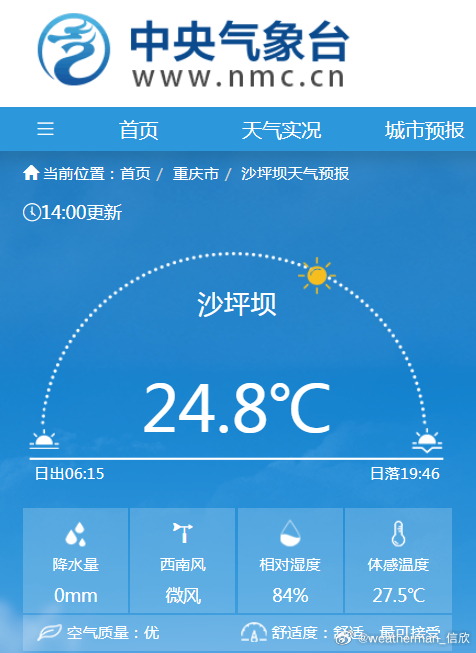 【变温】今天随着雨带东移，在甘肃四川等地，气温明显上升。而重庆一带明显降温，包揽