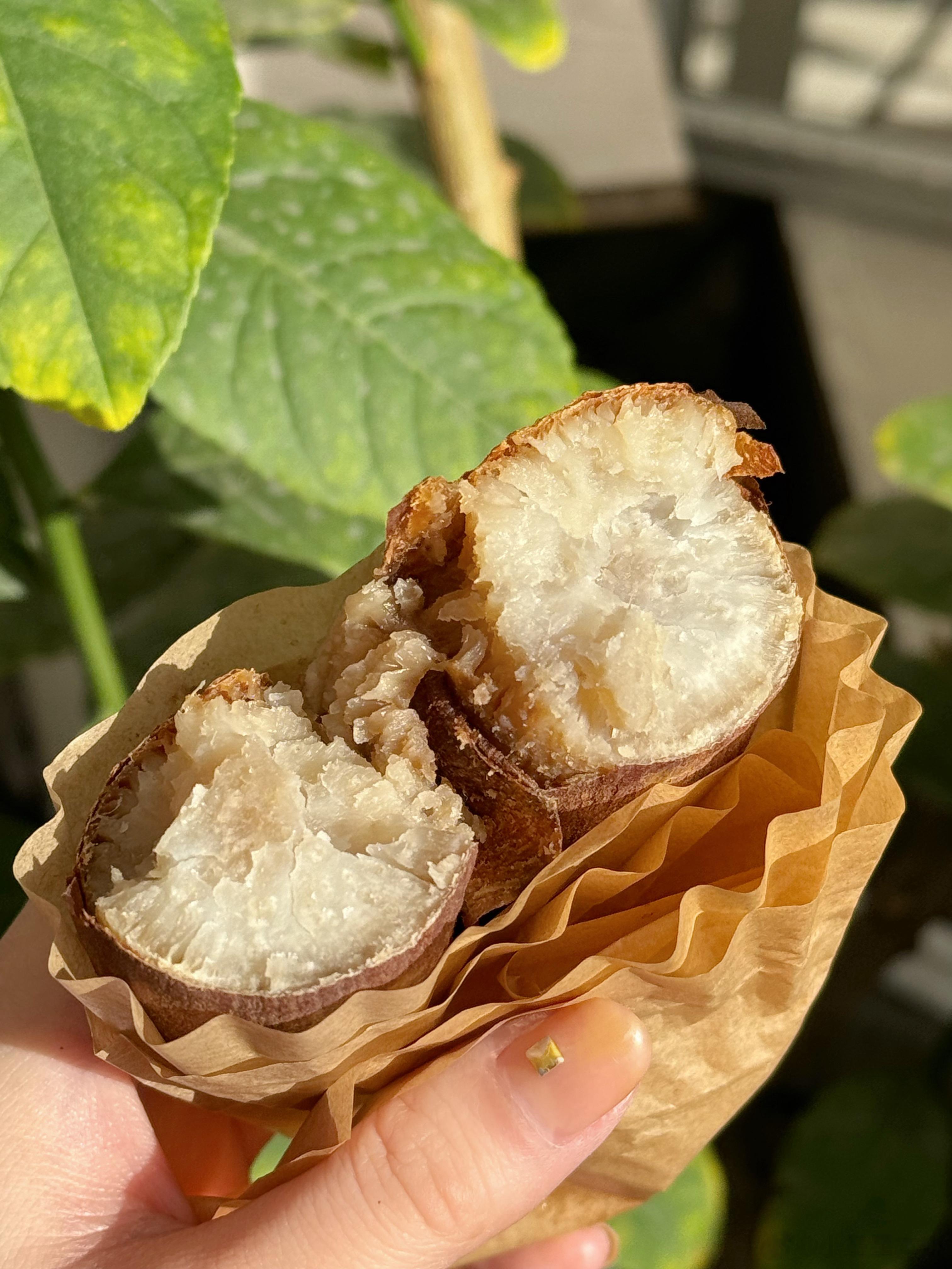 一周一个好吃的！甜甜面面的红薯板栗吃过，无筋口感细密的白薯吃过吗？ 来自山东的白