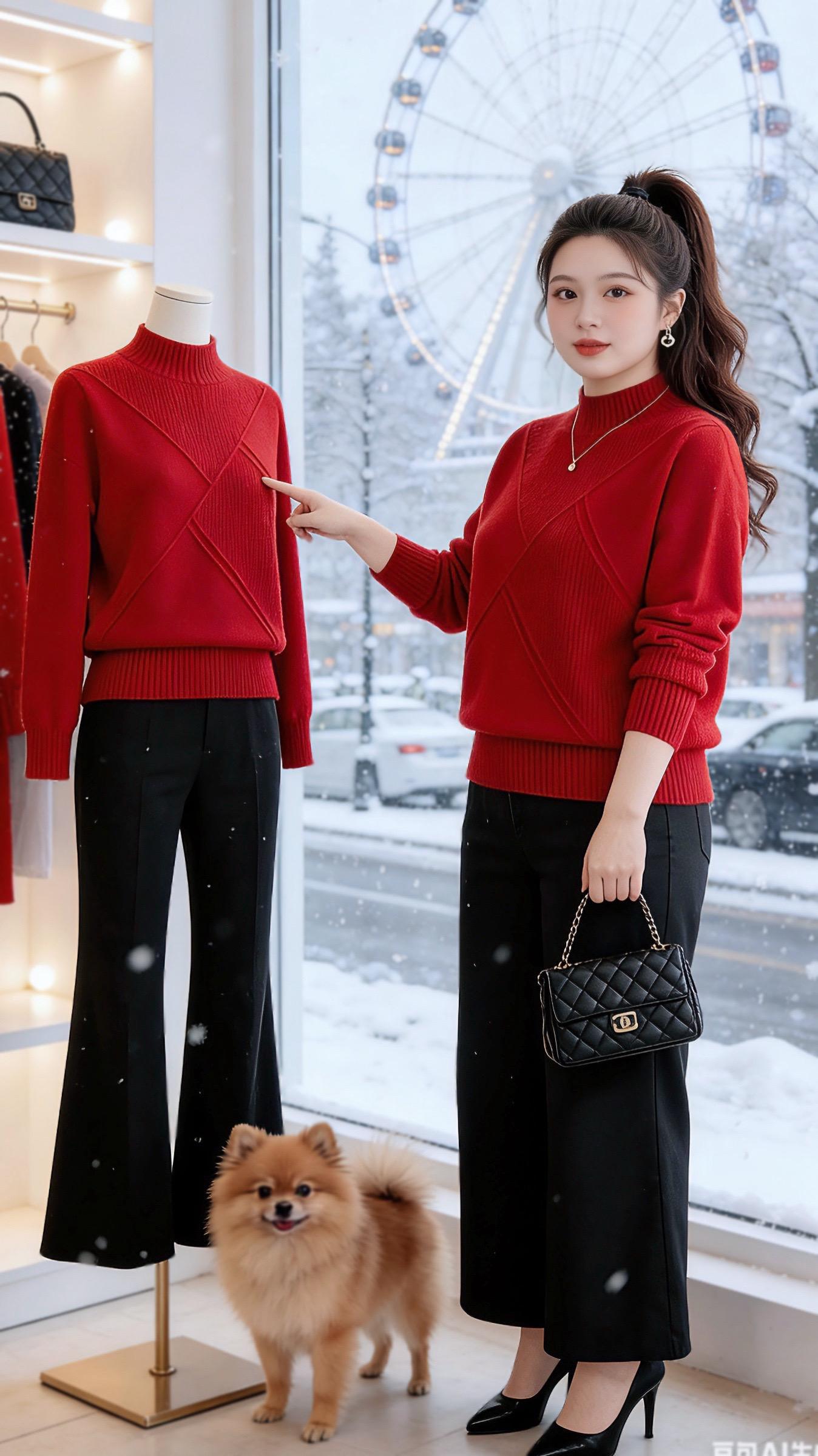 大码穿搭 针织衫穿搭技巧轻松摆脱路人感 内搭外穿都好看 我决定今年开春...