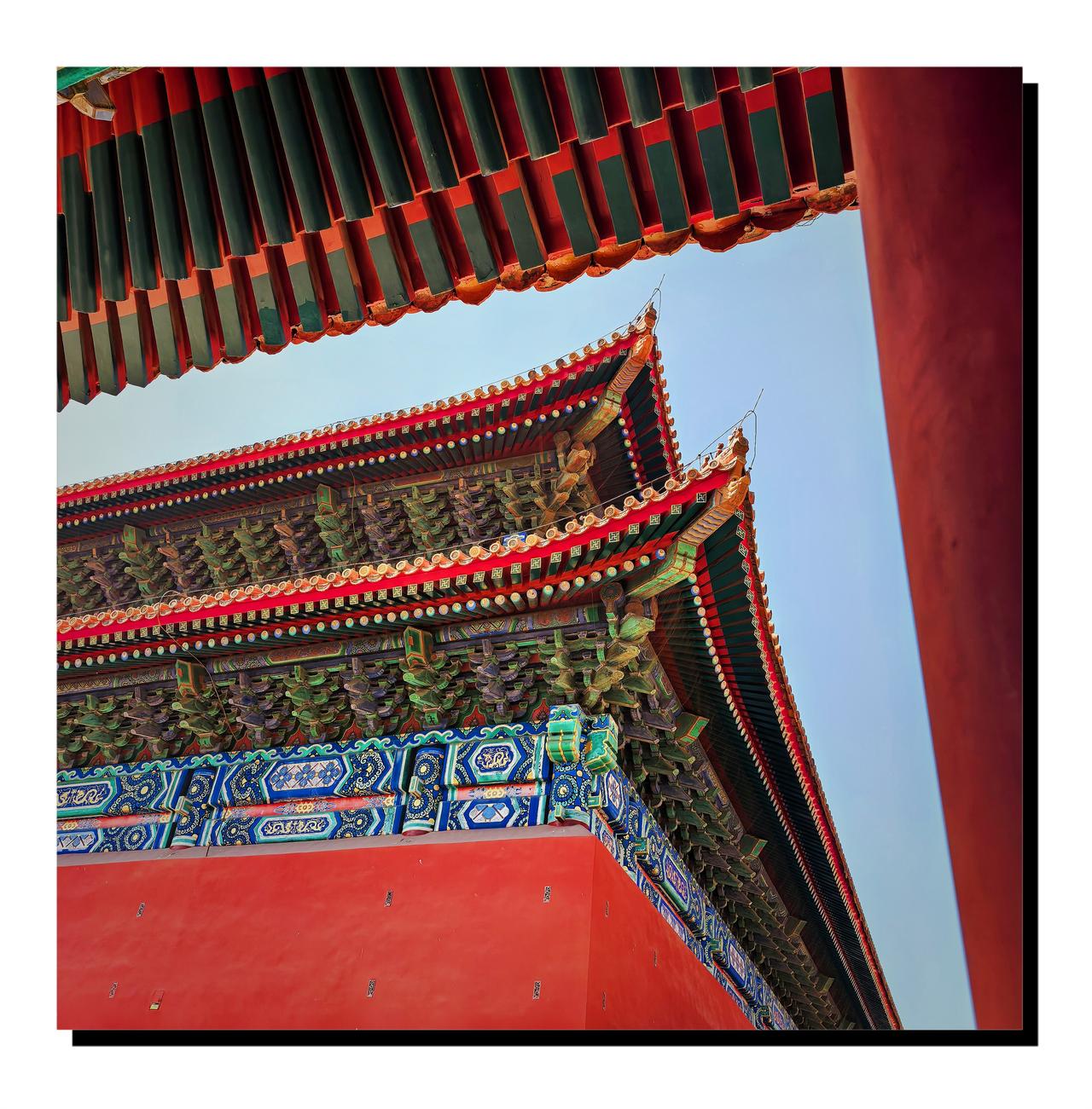 相册里最满意的照片故宫旁边有太庙，皇家建筑值得瞧