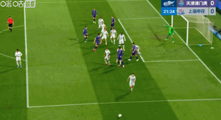 薛庆浩又来了一个关键扑救天总——买个屁的门将热点解读中超联赛天津津门虎vs上海申