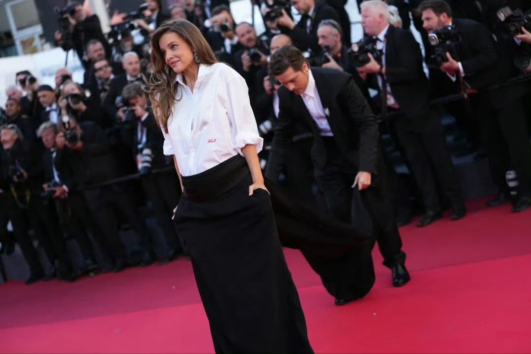Barbara Palvin at Karma Screening Cannes