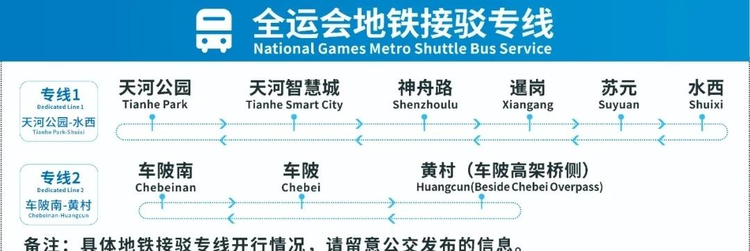 今天12:00至24:00，在四号线黄村站及二十一号线天河公园至苏元站停止对外服