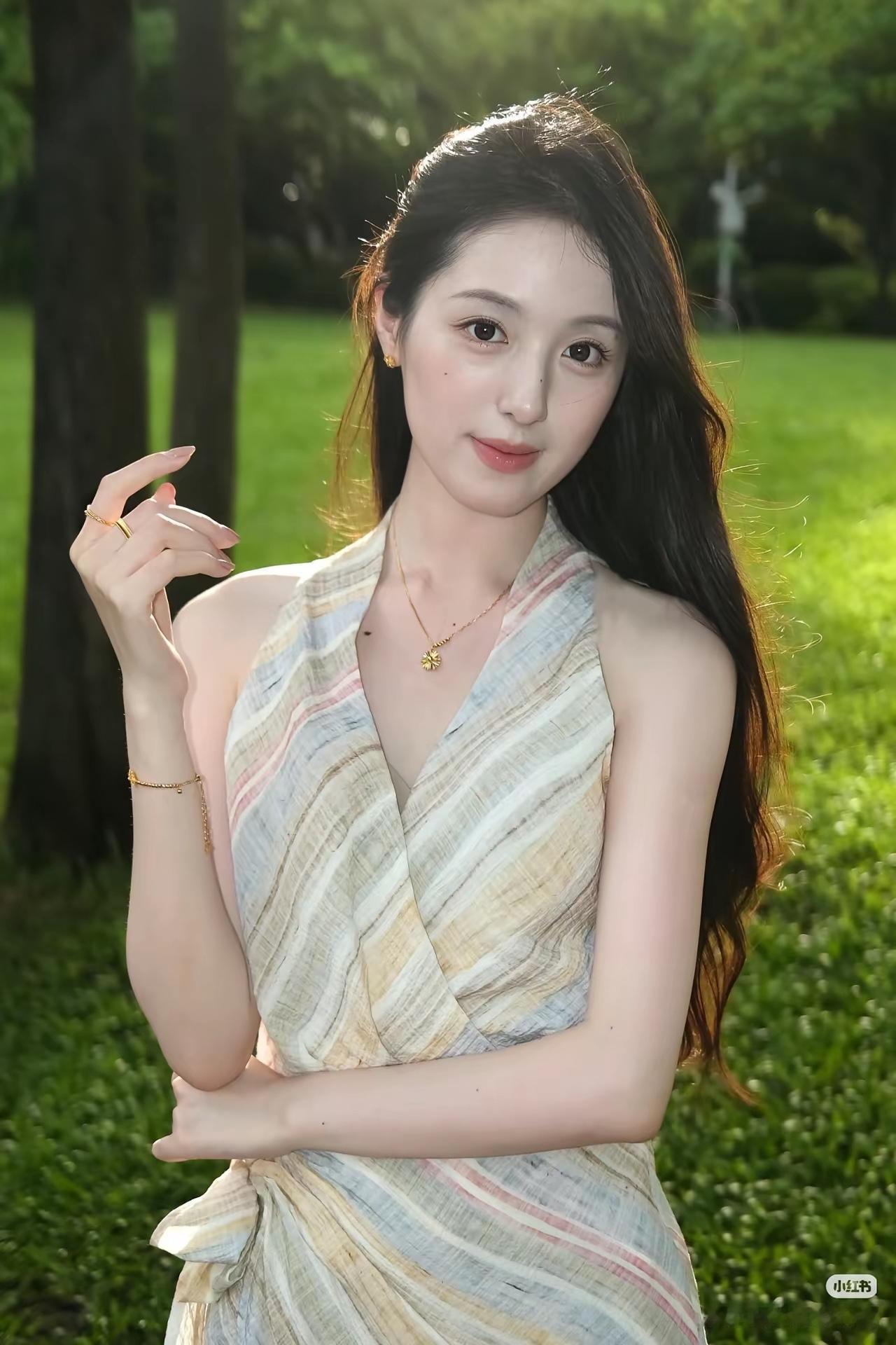 美女究竟能有多美美女长相一定要漂亮，身材苗条比例好，性格温柔开朗活泼可爱