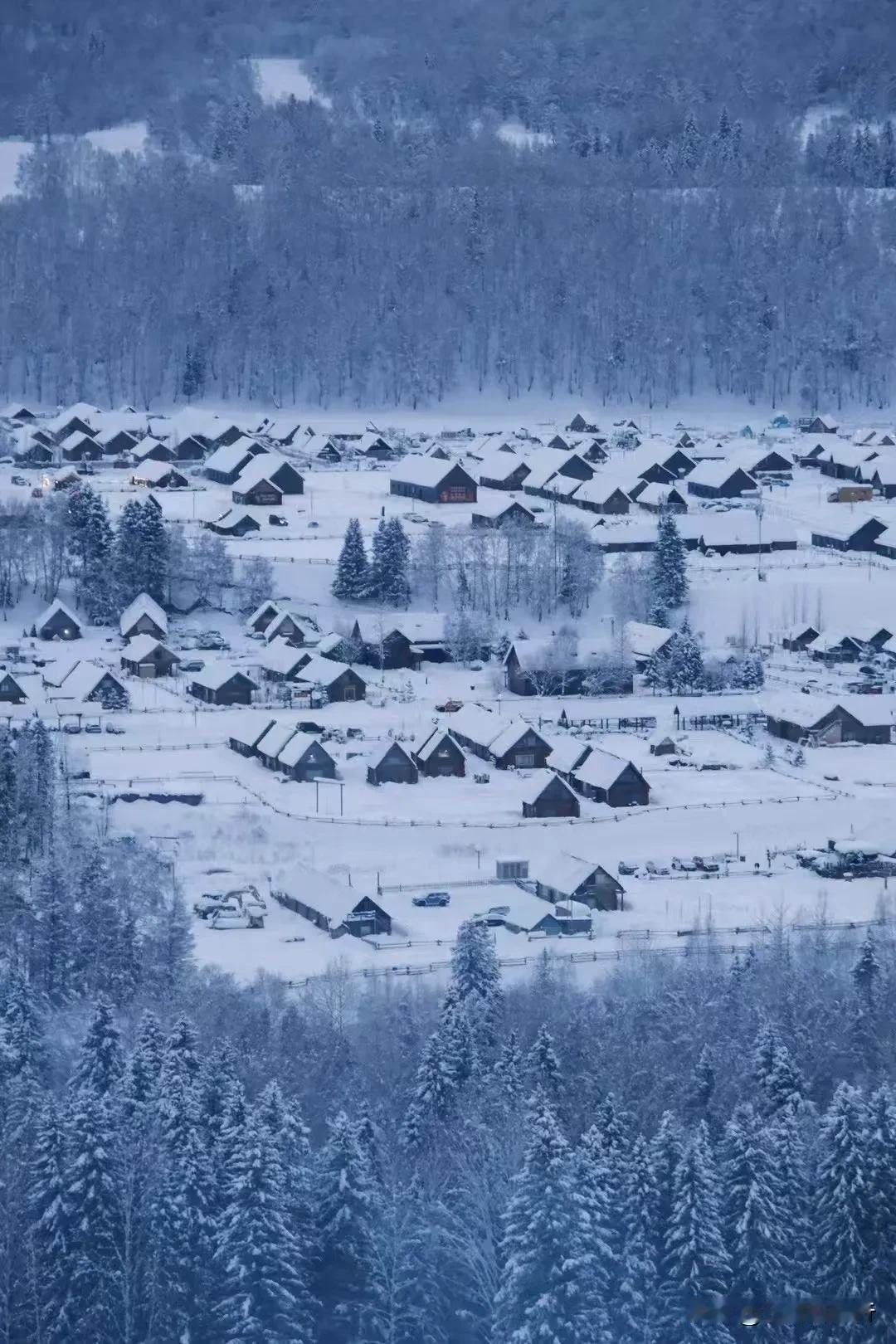 我的阿勒泰6日
“雪落下以后，才真正是神的自留地”——今天走进禾木村，仿佛踏入了