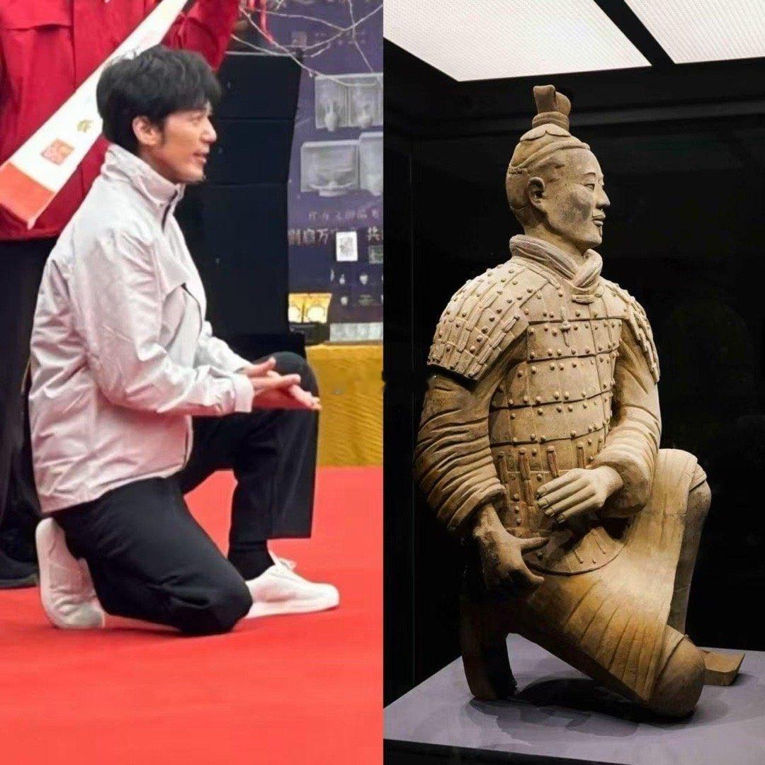 白宇 钱王祠新晋兵马俑 这个梗我能笑一年！《太平年》发布会，白宇一身白冲锋衣超飒