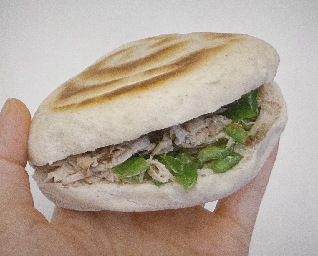 自制全麦百吉饼肉夹馍🥙