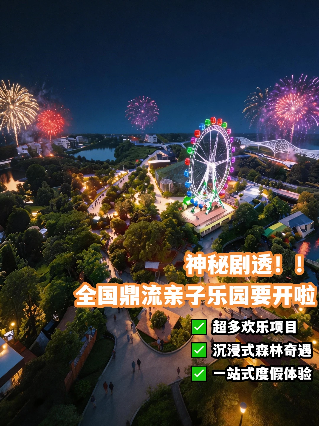 森林海有神秘动作？全国鼎流亲子乐园要开了