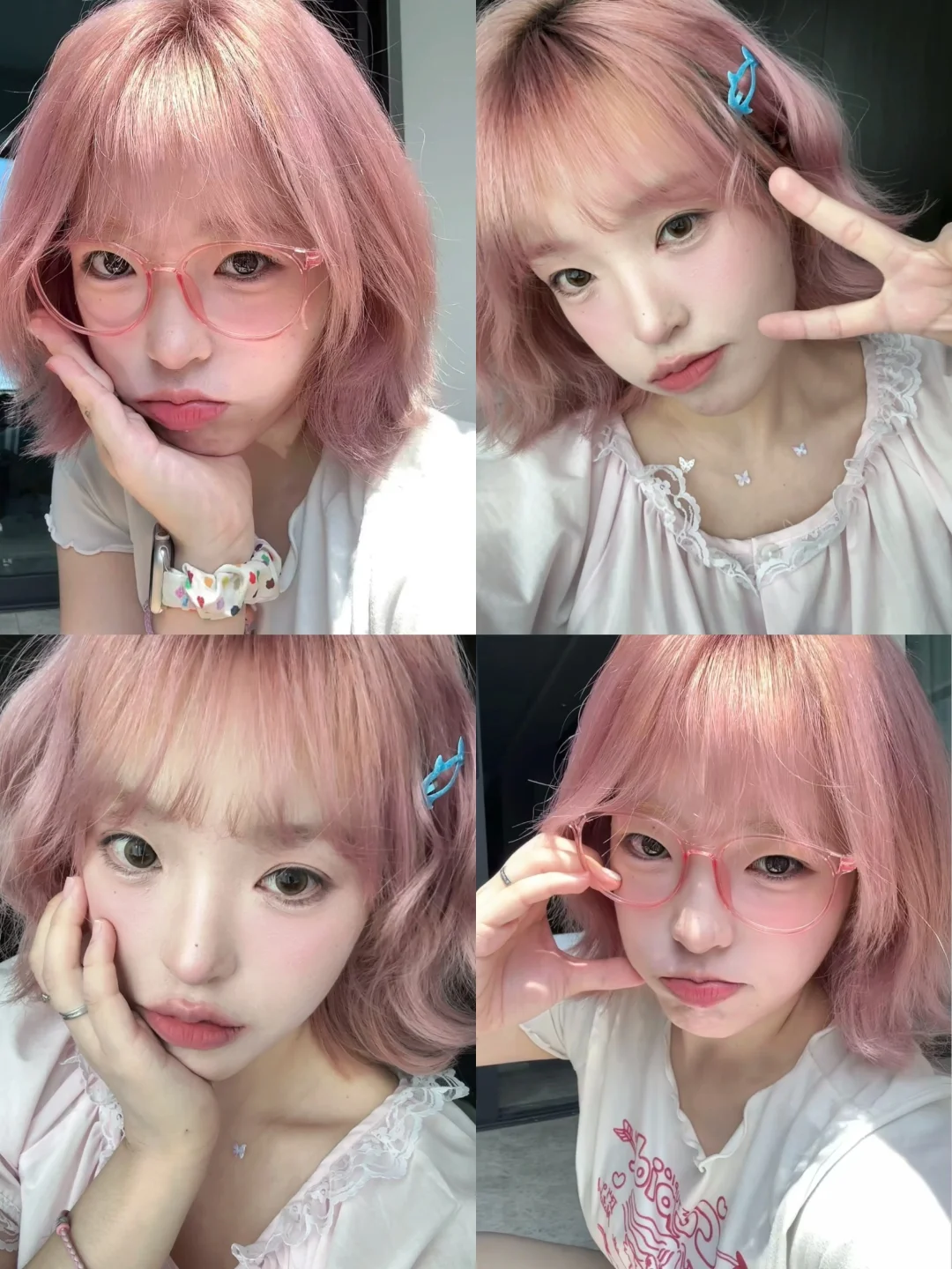 🎀 pink pink✨我的粉毛好顺滑